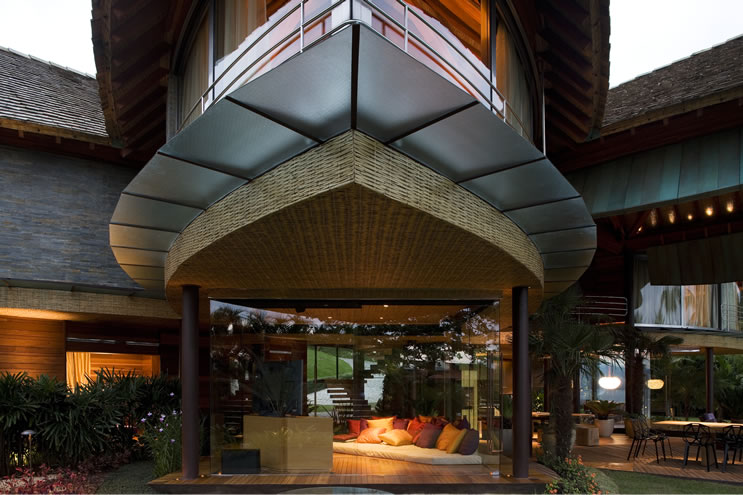 Leaf House movie room