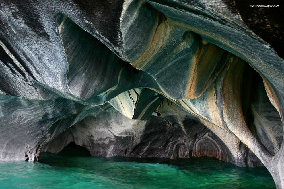 marble caves of Chile
