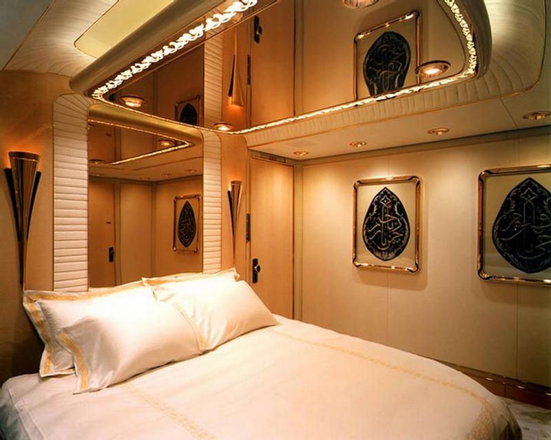 private jet bedroom