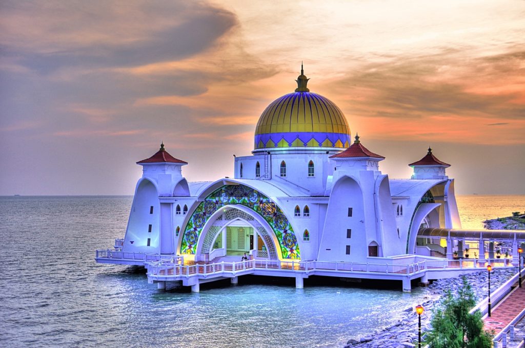 Straits Mosque - Malacca state, Malaysia