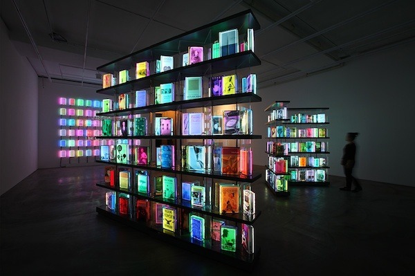 Installation view Digital Book Project