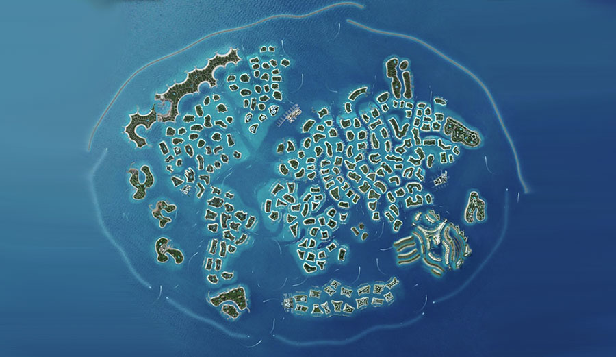 UAE The World Islands