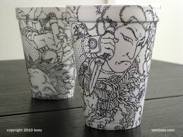amazing art on coffee cup