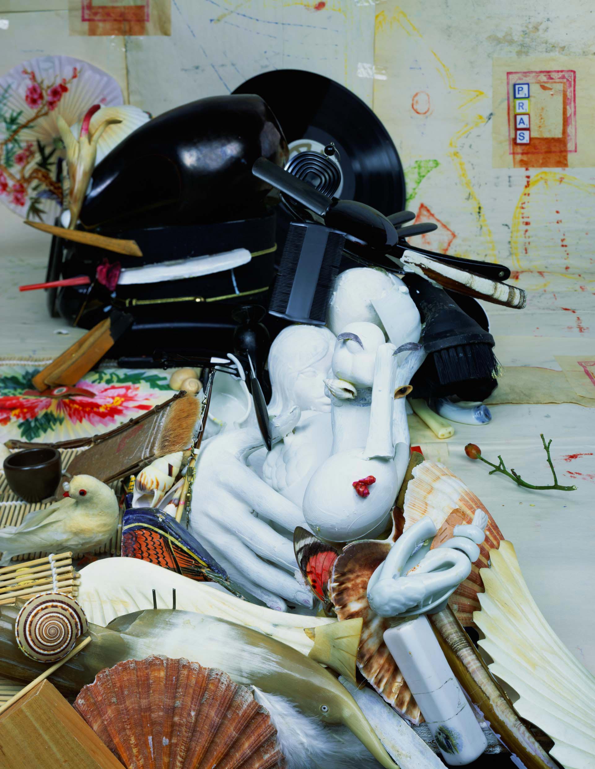 anamorphic portraits Geisha