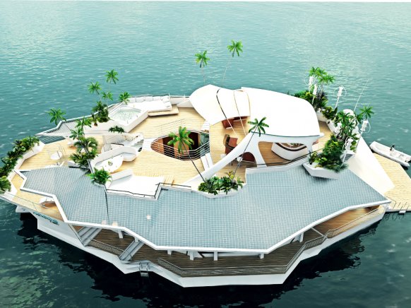 floating orsos island