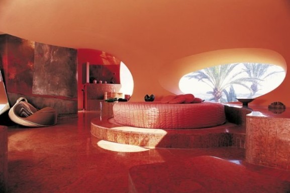 Bubble house living room