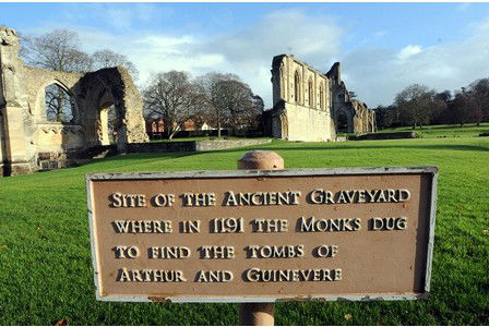 King Arthur Resting place Glastonbury Abbey