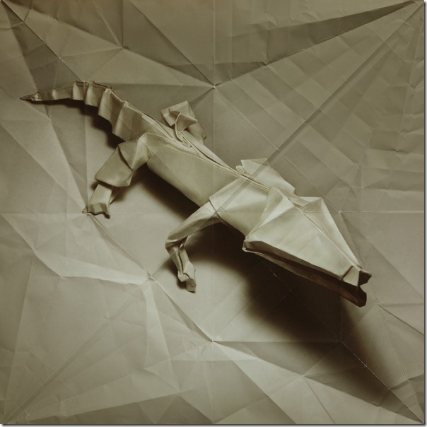 Marc Fichou origami lizard