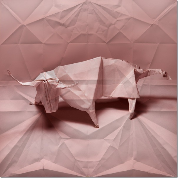 origami bull Marc Fichou