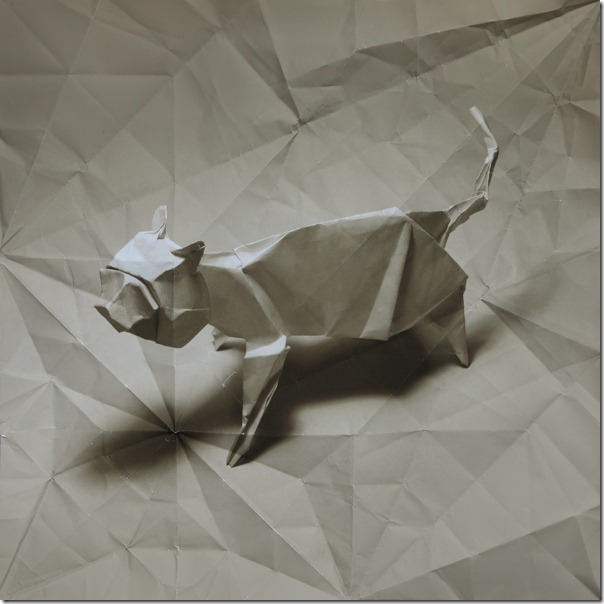 origami cat Marc Fichou
