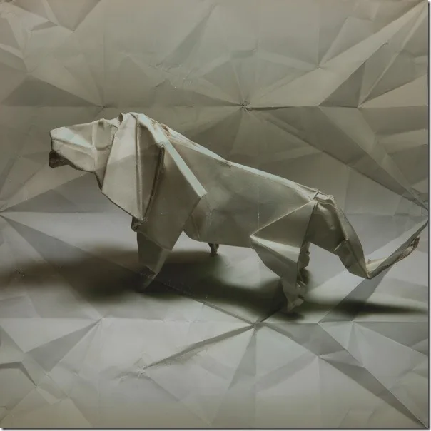 origami lion Marc Fichou