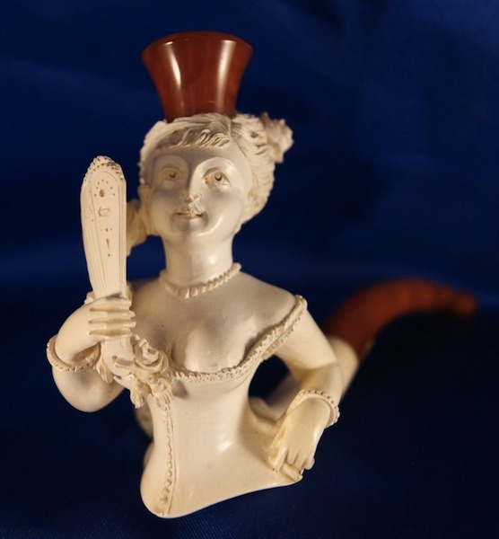 cheroot meerschaum carved pipe