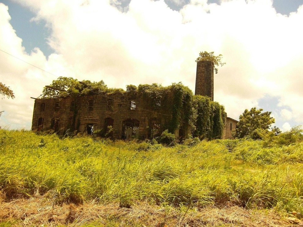Abandoned place distillery Barbados