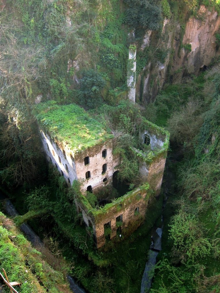 Abandoned mill Sorrento, Italy