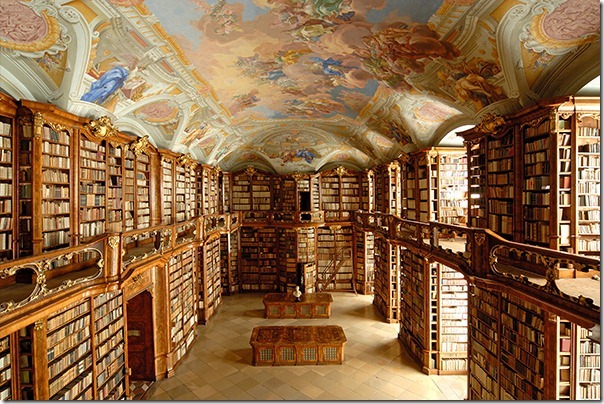 beautiful libraries St. Florian Austria