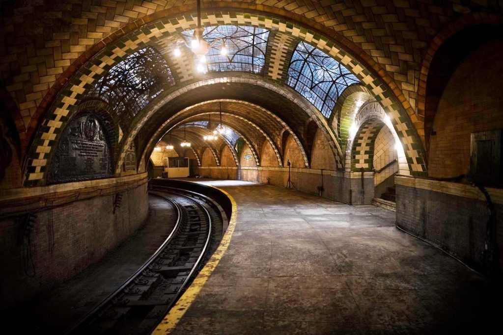 City Hall Subway Station New York City - abandoned places