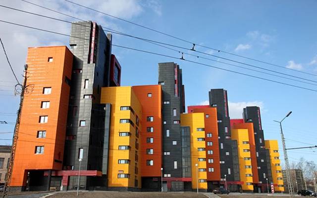 Petrozavodsk House Bright Architecture world