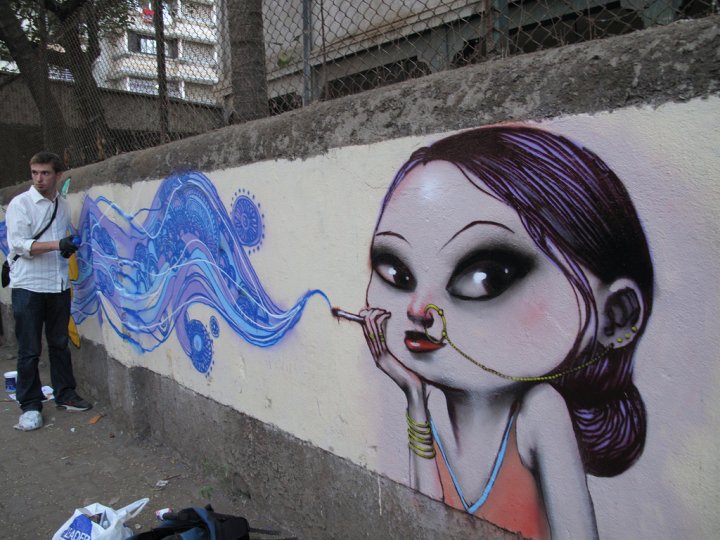 Julien Malland Mural Bandra Mumba