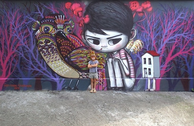 Julien Malland Mural Paris France
