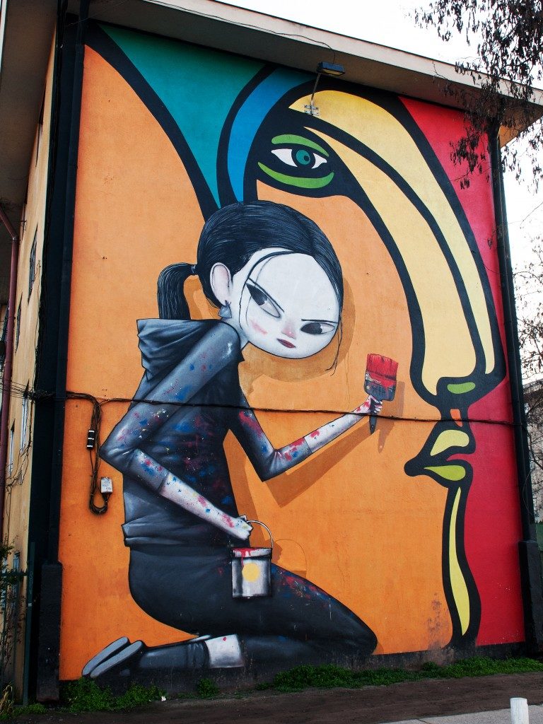 seth globepainter street art Santiago Chile