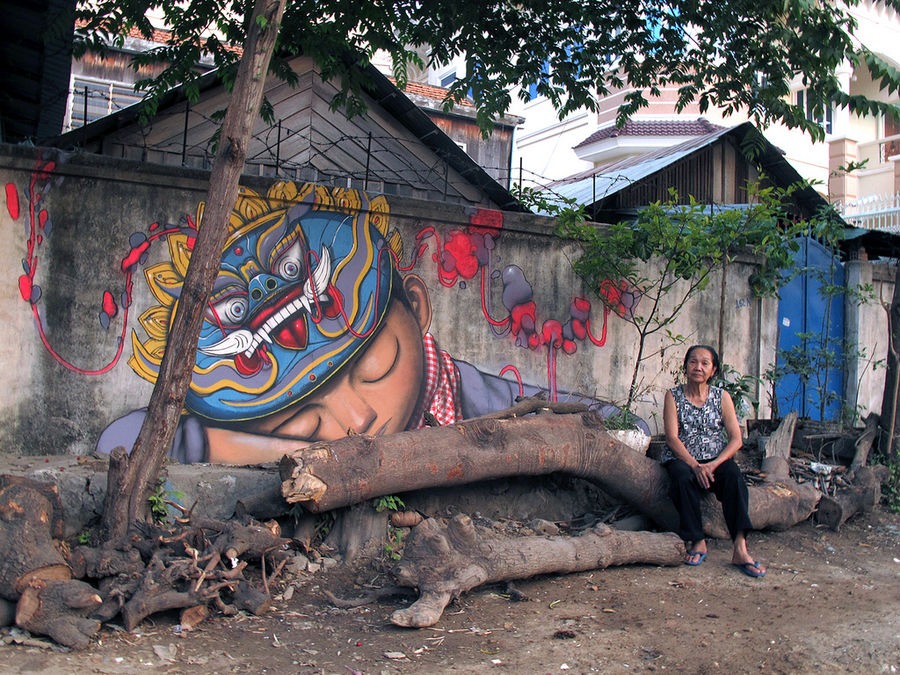 street art Phnom Penh Cambodia