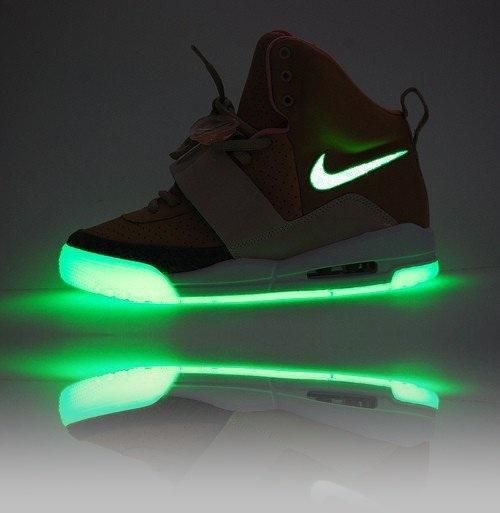 Nike Air Yeezy Glow in the Dark sneakers