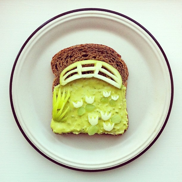 creative toast art ida