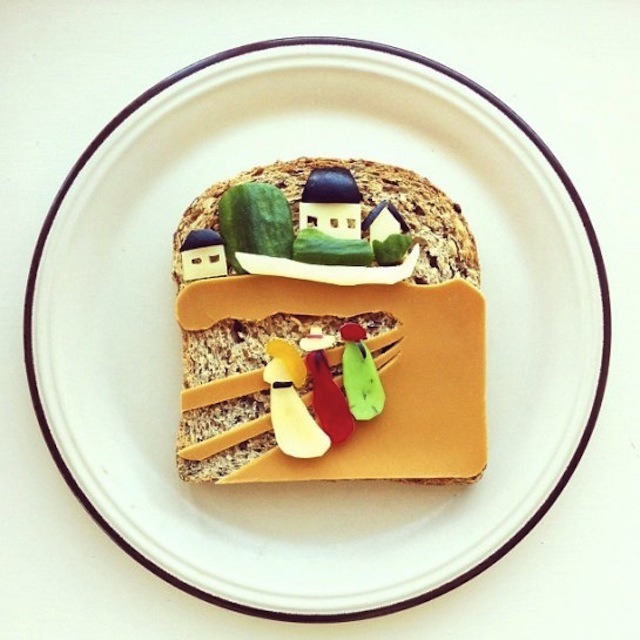 ida frost skivenes toast art