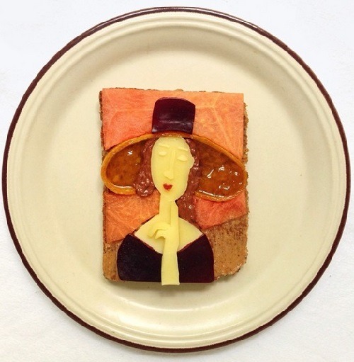 Amedeo Modigliani. Art Toast Project by Ida Skivenes