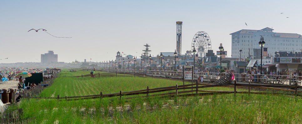 Ocean City, New Jersey Beach and Boardwalk