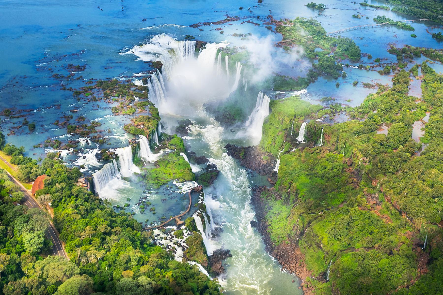 Iguazu Falls Aerial View