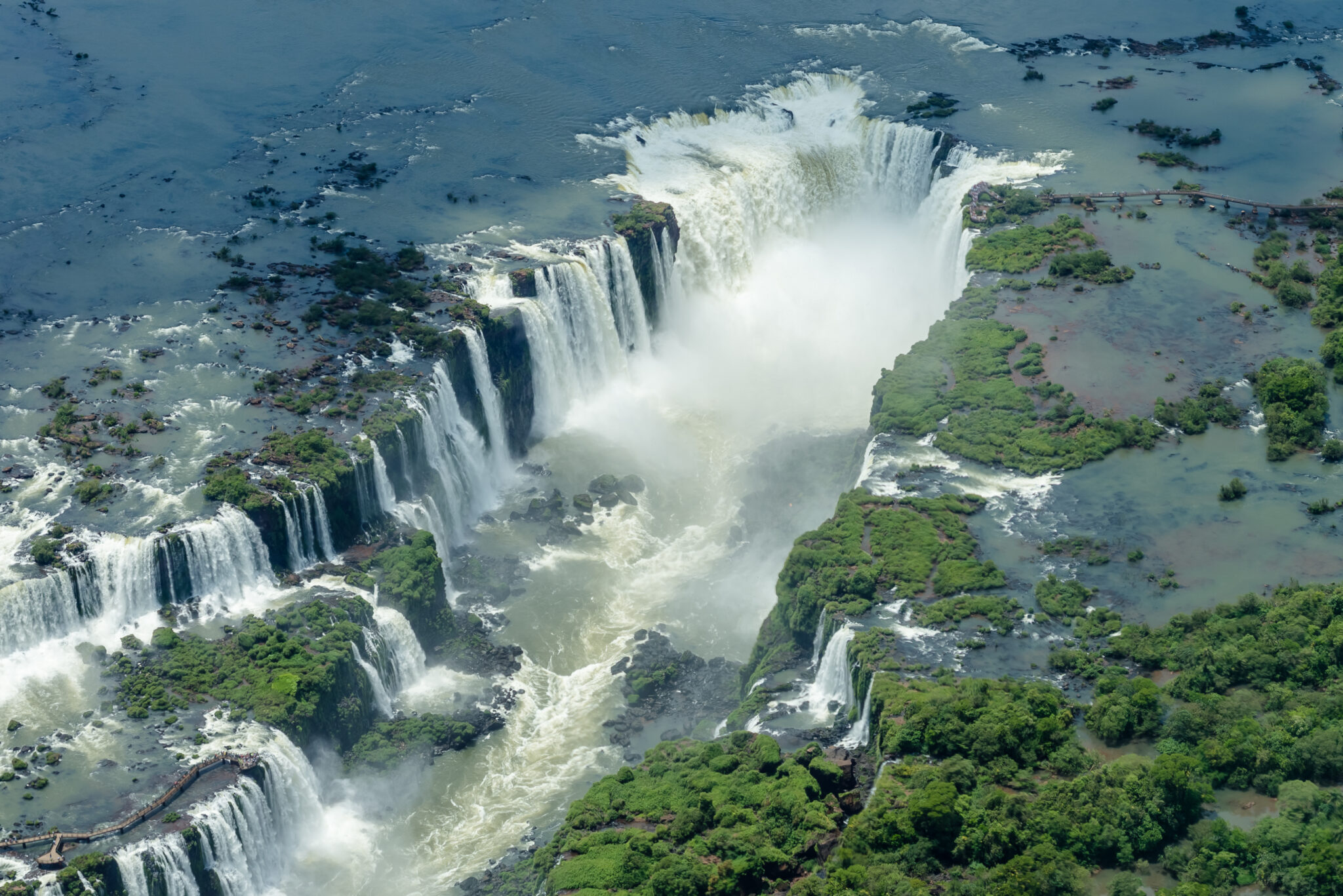 Iguazu Falls Cataratas Beautiful Waterfalls