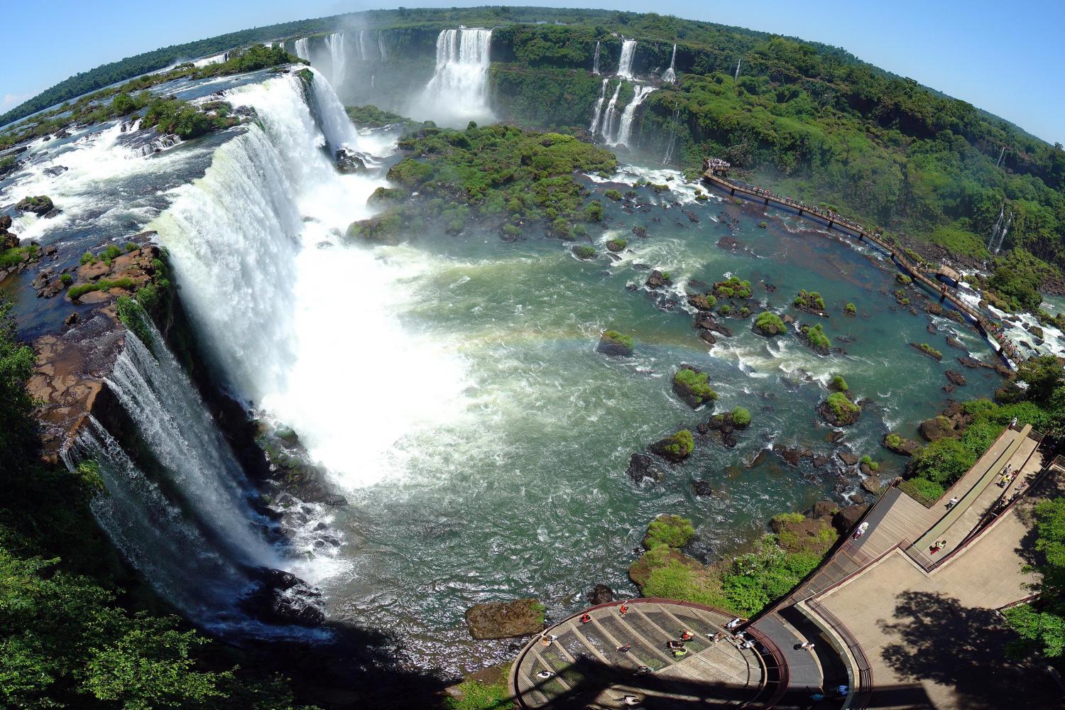 Iguazu Falls Beautiful Waterfalls