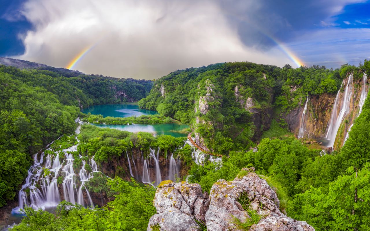Plitvice Falls Rainbow