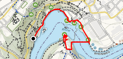 Rhine Falls Location Map