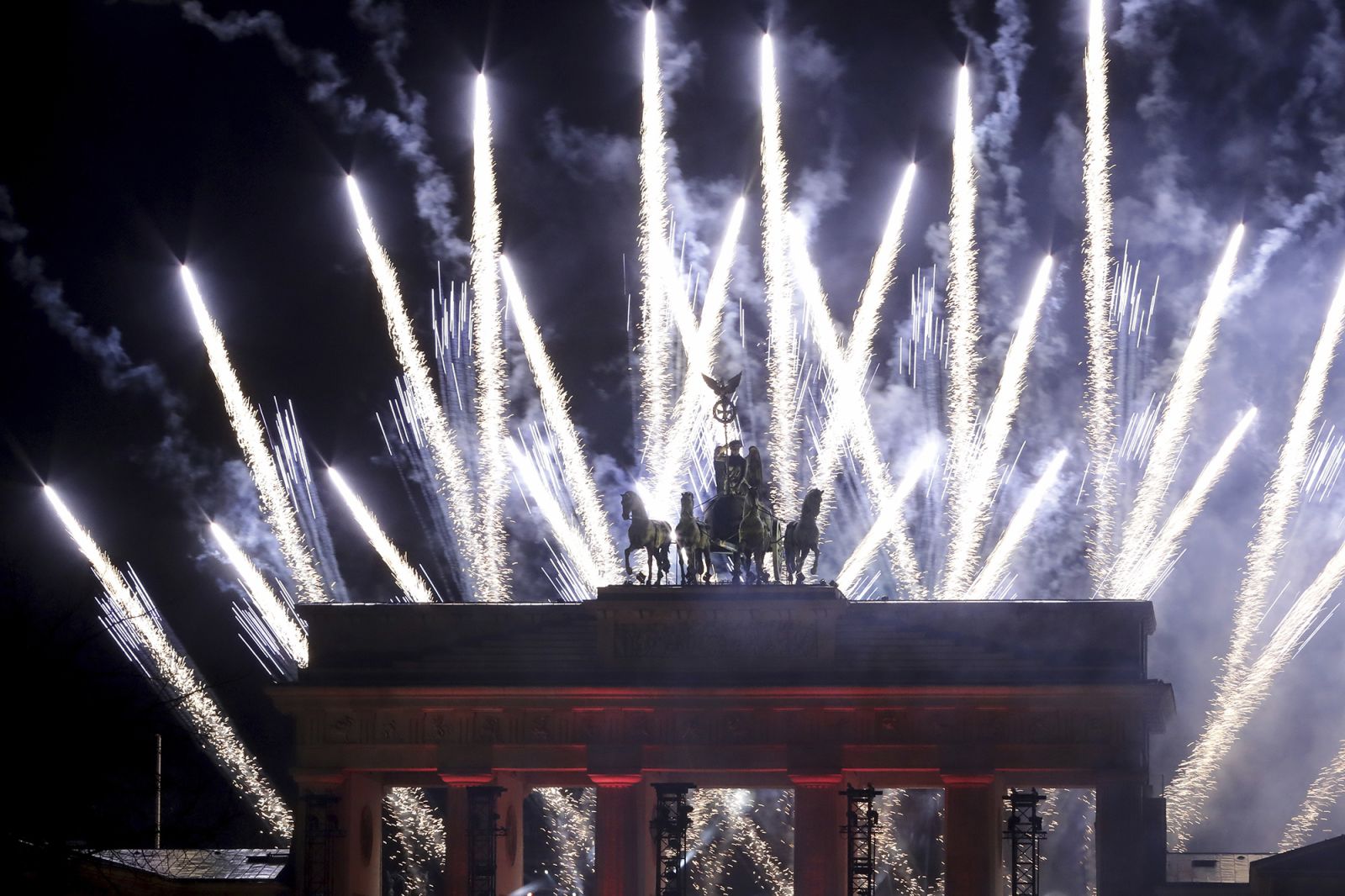 Berlin New year eve fireworks