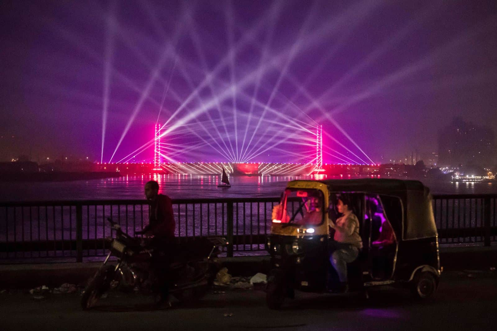 Cairo New year eve fireworks