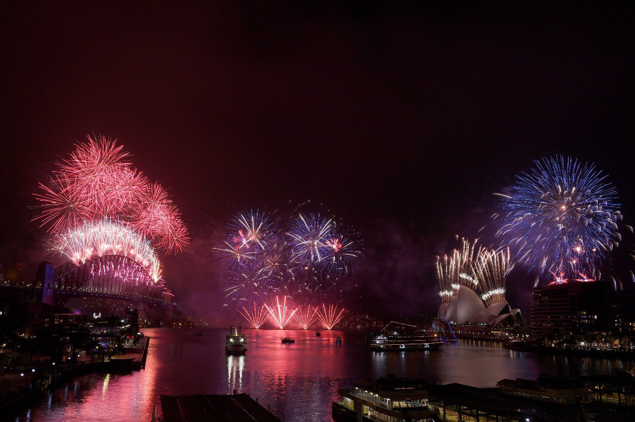 New year eve new australia fireworks 2021