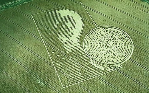 Alien crop circle