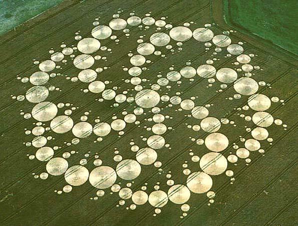 Crop circles swirl