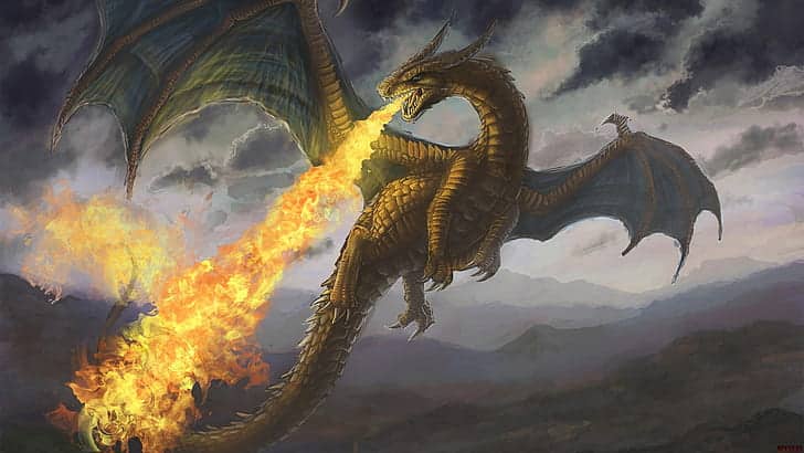 terrifying monster dragon