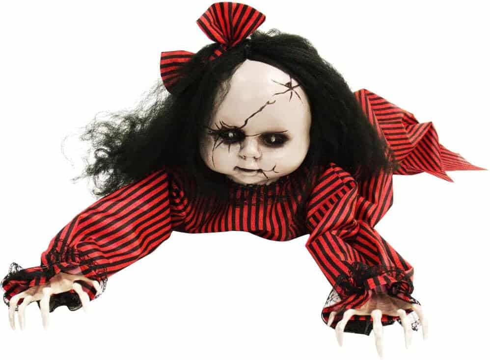 Crawling Girl Halloween Animatronic