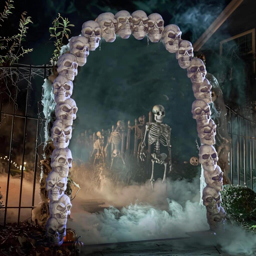 Halloween Decorations Outdoor Skull Archway