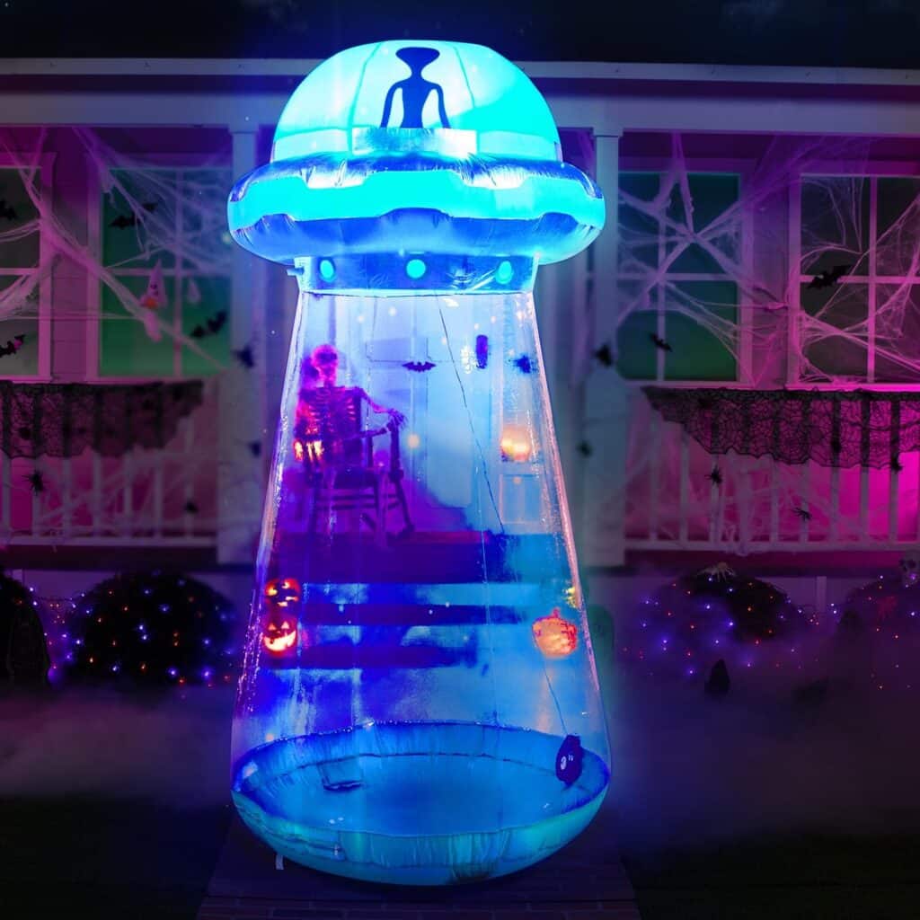 Inflatable UFO Halloween Decor