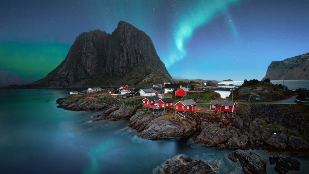 Lofoten Islands northern lights